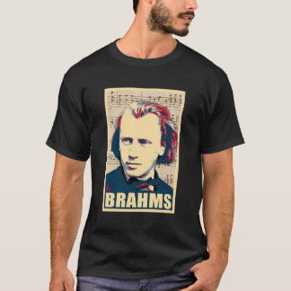 Johannes Brahms Musical Notes T-Shirt