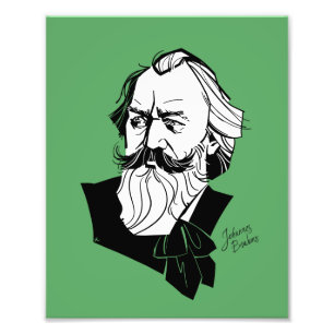 Johannes Brahms Photo Print