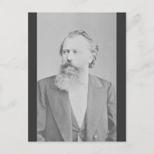 Johannes Brahms Postcard