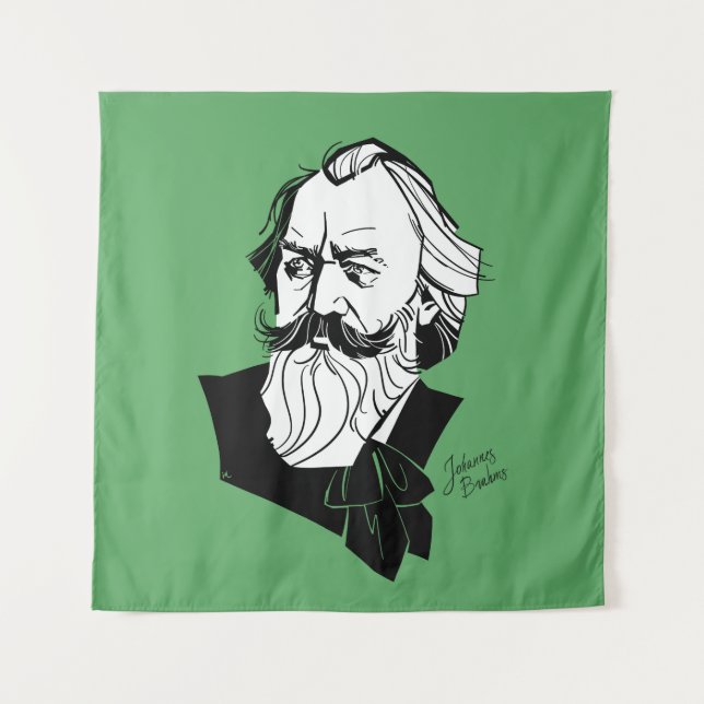Johannes Brahms Tapestry (Front)