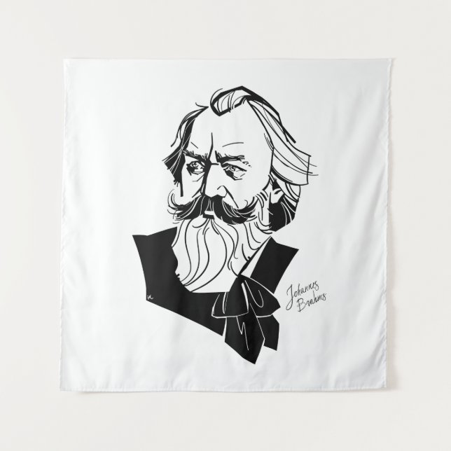 Johannes Brahms Tapestry (Front)