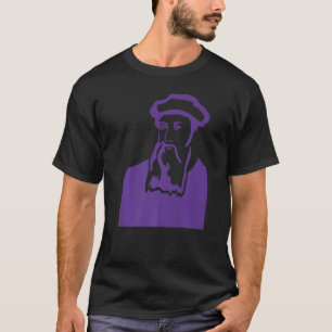 Johannes Gutenberg Printing Press Book Reading Pre T-Shirt