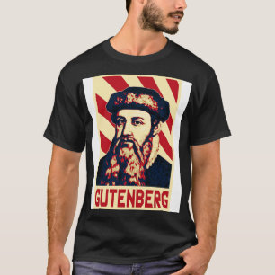 Johannes Gutenberg Retro T-Shirt