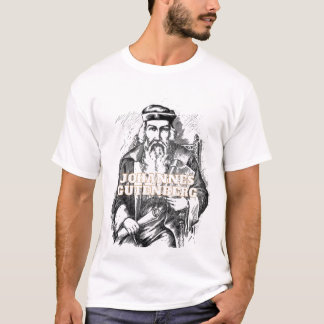 Johannes Gutenberg t-shirt 
