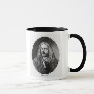 Johannes Hevelius, engraved by J. Baker Mug