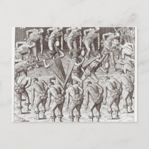 Johannes Lerii's Account of the Caraibe Indians Postcard