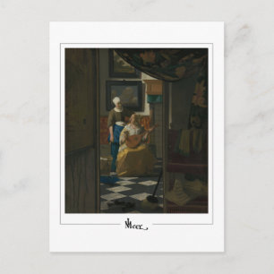 Johannes Vermeer #32 - Fine Art Postcard