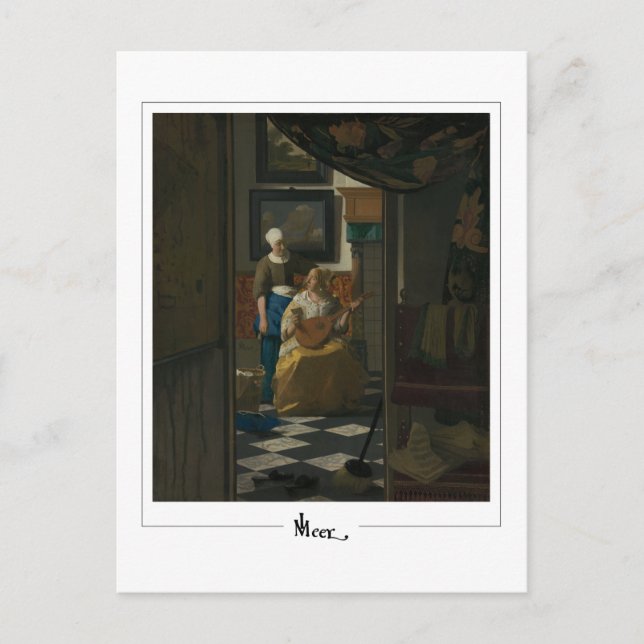 Johannes Vermeer #32 - Fine Art Postcard (Front)