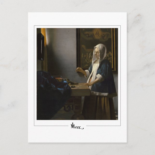 Johannes Vermeer #37 - Fine Art Postcard (Front)