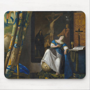 Johannes Vermeer - Allegory of Faith Mouse Pad