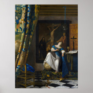 Johannes Vermeer - Allegory of Faith Poster