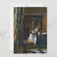 Johannes Vermeer - Allegory of Faith