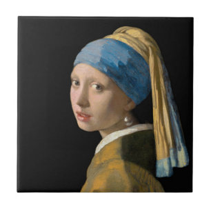 Johannes Vermeer - Girl with a Pearl Earring Ceramic Tile