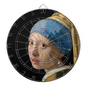 Johannes Vermeer - Girl with a Pearl Earring Dartboard