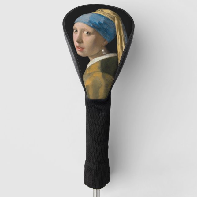 Johannes Vermeer - Girl with a Pearl Earring Golf Head Cover (Front)