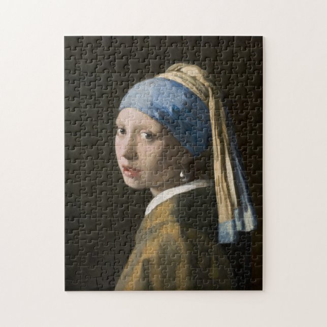 Johannes Vermeer, Girl with a Pearl Earring Jigsaw Puzzle (Vertical)