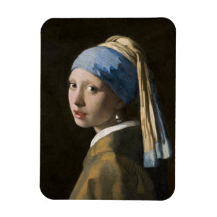 Johannes Vermeer, Girl with a Pearl Earring Magnet