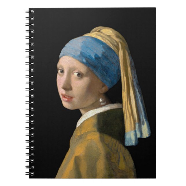 Johannes Vermeer - Girl with a Pearl Earring Notebook (Front)