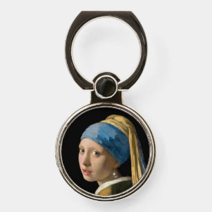 Johannes Vermeer - Girl with a Pearl Earring Phone Ring Stand