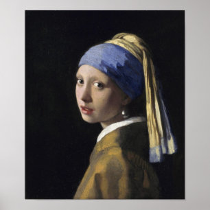 Johannes Vermeer - Girl with a Pearl Earring Poster