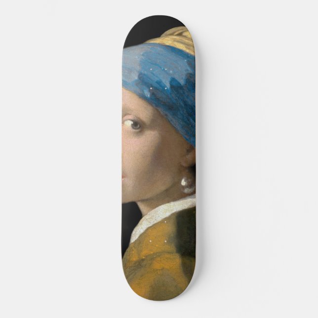 Johannes Vermeer - Girl with a Pearl Earring Skateboard (Front)