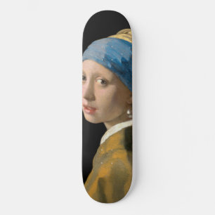 Johannes Vermeer - Girl with a Pearl Earring Skateboard