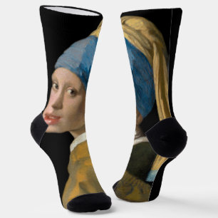 Johannes Vermeer - Girl with a Pearl Earring Socks