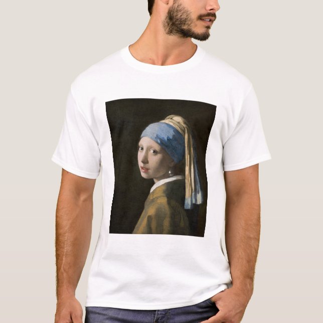 Johannes Vermeer, Girl with a Pearl Earring T-Shirt (Front)