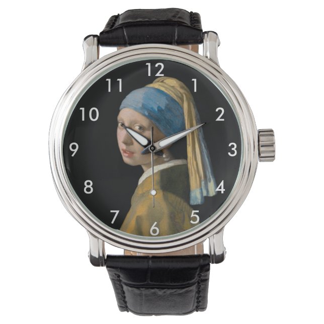 Johannes Vermeer - Girl with a Pearl Earring Watch (Front)