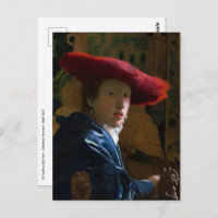 Johannes Vermeer - Girl with a Red Hat