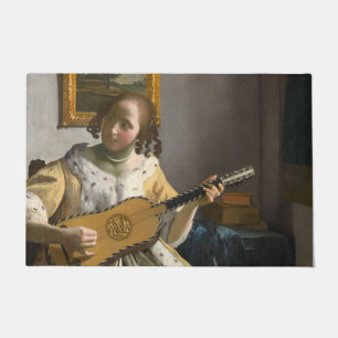 Johannes Vermeer - Guitar Player Doormat