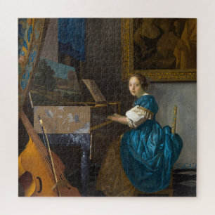 Johannes Vermeer - Lady Seated at a Virginal Jigsaw Puzzle