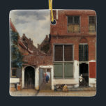 Johannes Vermeer - Little Street Ceramic Ornament<br><div class="desc">The Little Street - Johannes Vermeer,  Oil on canvas,  1657-1658</div>