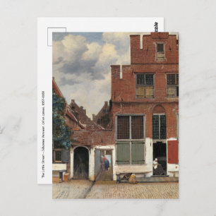 Johannes Vermeer - Little Street Postcard