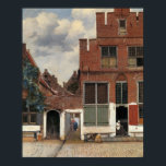 Johannes Vermeer - Little Street Poster<br><div class="desc">The Little Street - Johannes Vermeer, Oil on canvas, 1657-1658</div>