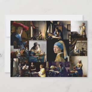 Johannes Vermeer - Masterpieces Patchwork Invitation