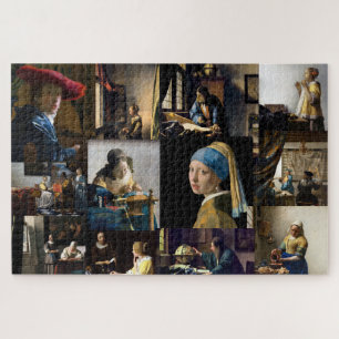 Johannes Vermeer - Masterpieces Patchwork Jigsaw Puzzle