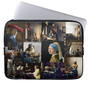 Johannes Vermeer - Masterpieces Patchwork Laptop Sleeve