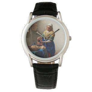 Johannes Vermeer. Milkmaid. Vintage fine art Watch