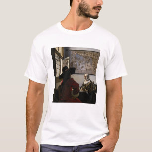 Johannes Vermeer - Officer with a Laughing Girl T-Shirt