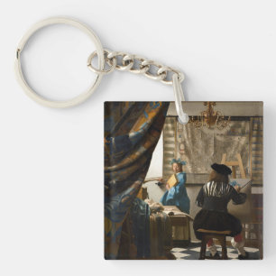 Johannes Vermeer - The Allegory of Painting Key Ring