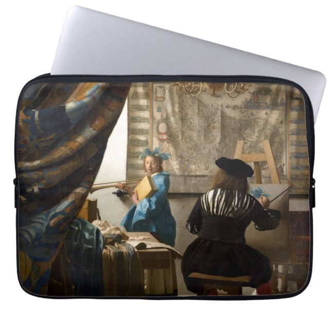 Johannes Vermeer - The Allegory of Painting Laptop Sleeve (Front)