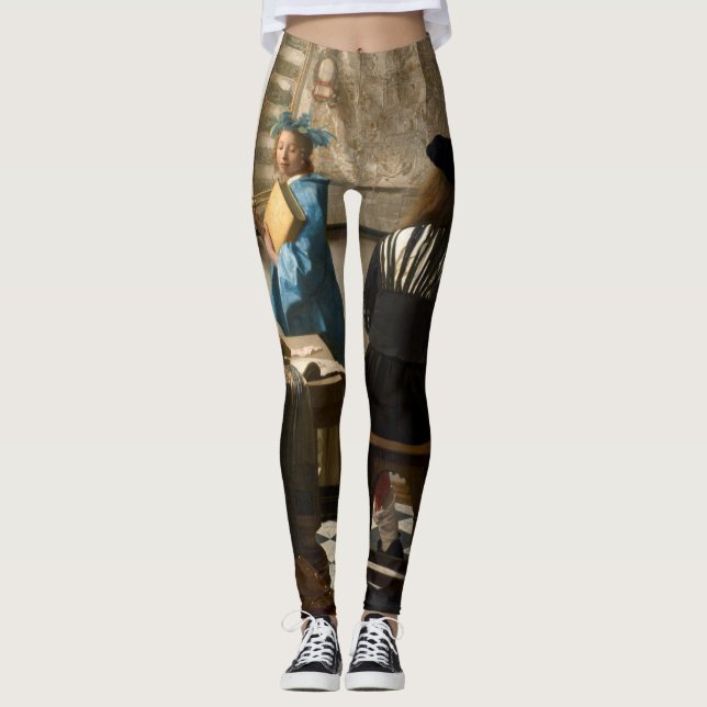Johannes Vermeer - The Allegory of Painting Leggings (Front)