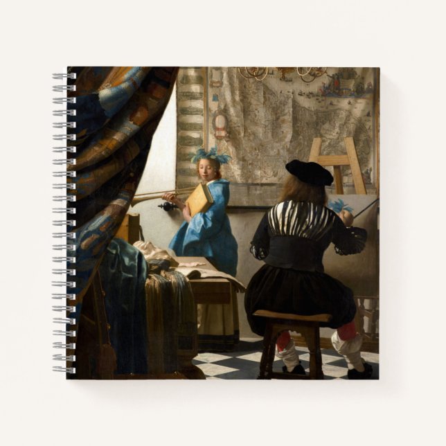 Johannes Vermeer - The Allegory of Painting Notebook (Front)