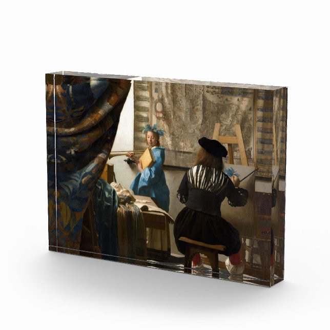 Johannes Vermeer - The Allegory of Painting Photo Block (Right)