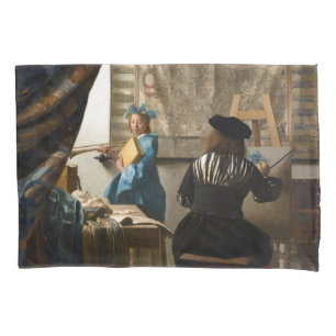 Johannes Vermeer - The Allegory of Painting Pillowcase