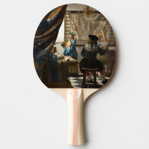 Johannes Vermeer - The Allegory of Painting Ping Pong Paddle