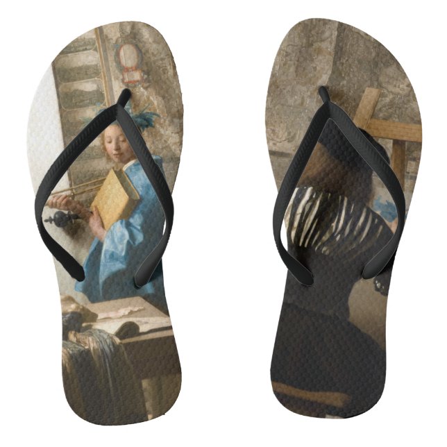 Johannes Vermeer - The Allegory of Painting Thongs (Footbed)