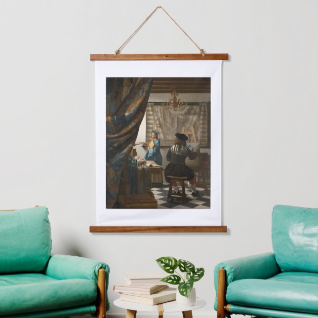 Johannes Vermeer, The Art Of Painting Hanging Tapestry (Living Room)