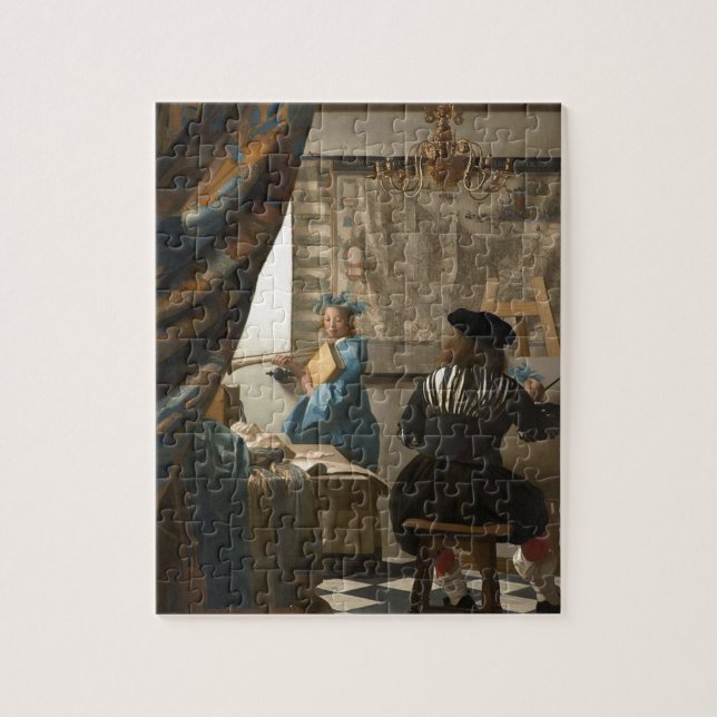 Johannes Vermeer - The Art of Painting Jigsaw Puzzle (Vertical)